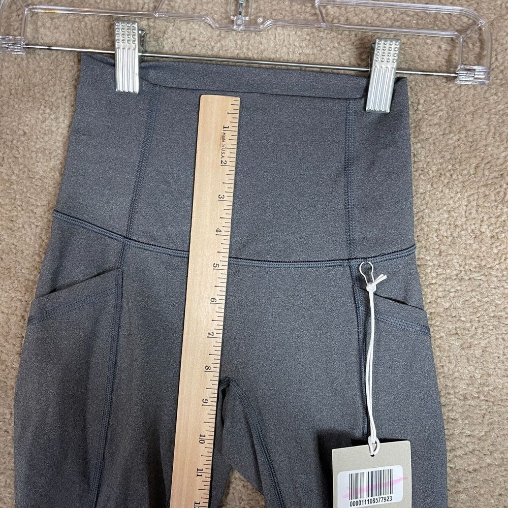 Everlane Perform Leggings Womens Size XXS 2XS Gray Heather Pocket High Rise NEW - Picture 8 of 13
